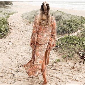 Bohemian Floral Horse Kimono